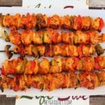 Buffalo Chicken Kebabs