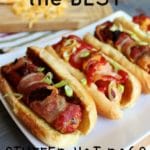 5 Recipes for the BEST Stuffed Hot Dogs you will ever eat! These grown up dogs will be the BIGGEST hit at your next BBQ