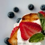 Grilled Lemon Cake with Berries and Cream 2