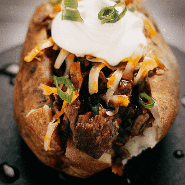 BBQ Stuffed Baked Potatoes-image