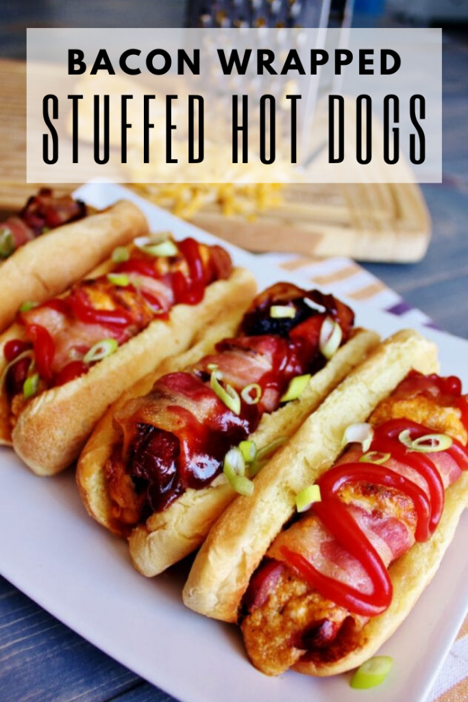 gourmet hot dogs on a white plate