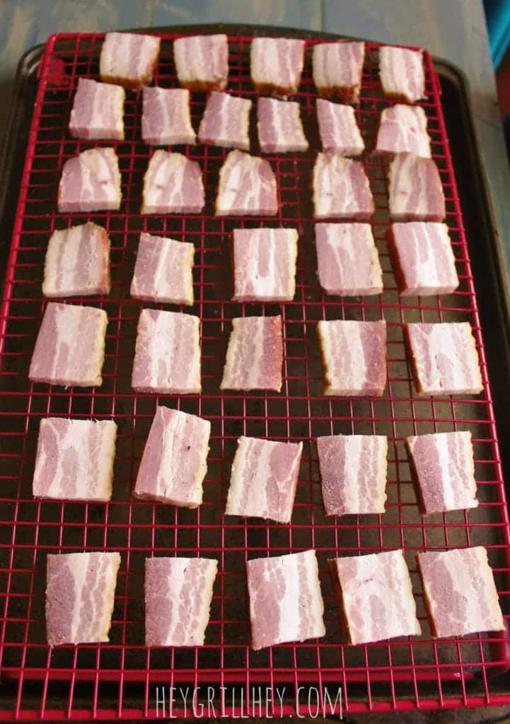 Baking Bacon on Cookie Sheet.