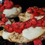Grilled Chicken with Balsamic Marinated Tomatoes