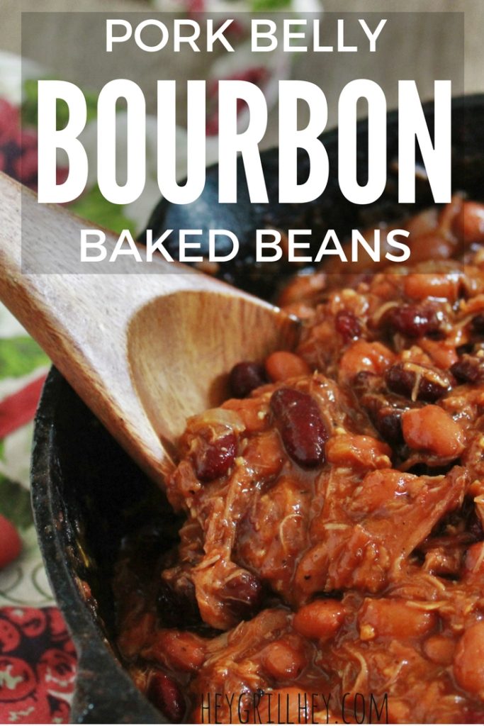 Pork Belly Bourbon Baked Beans