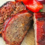 BBQ Meatloaf with a Bacon Weave