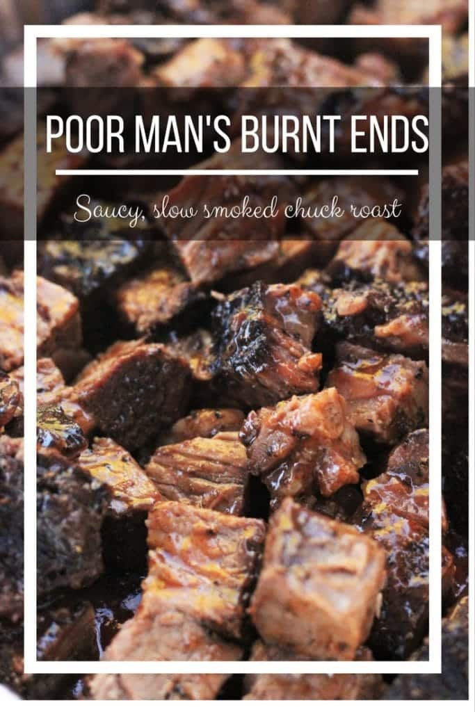 This BBQ Burnt Ends Recipe make the most amazing melt in your mouth burnt ends, using the more affordable chuck roast!