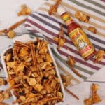 Sweet & Spicy Snack Mix with Cholula Caramel