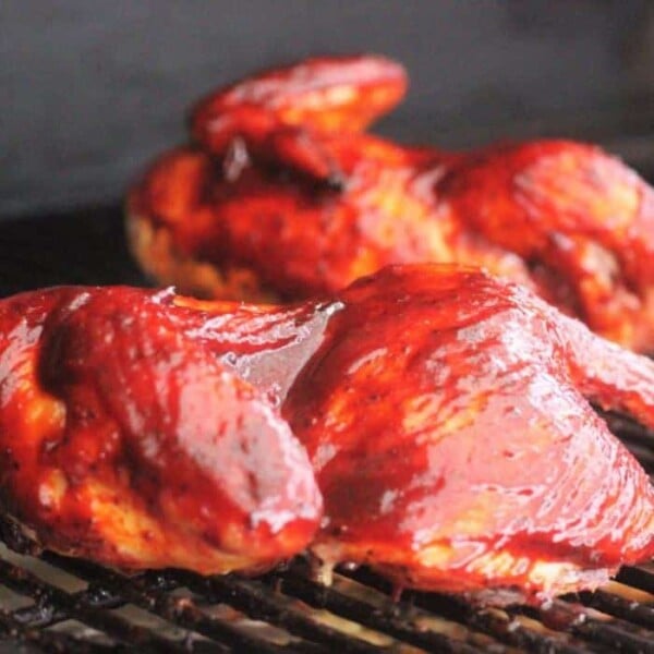 smoked chicken with kansas city style bbq sauce