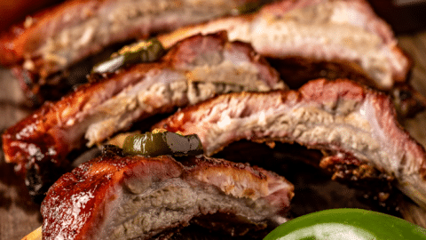 Apple Jalapeno Smoked Ribs