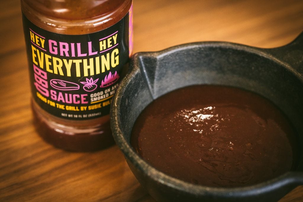 Hey Grill Hey Everything Sauce in a small bowl.