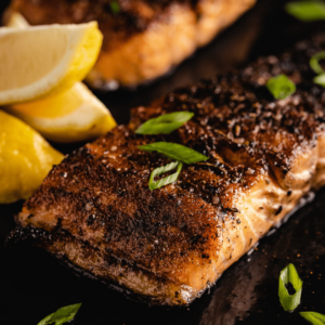 Grilled Blackened Salmon - Hey Grill, Hey