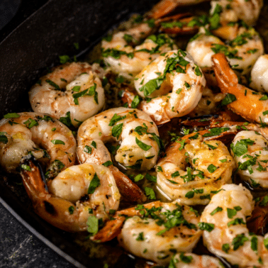 Grilled Garlic Butter Shrimp - Hey Grill, Hey