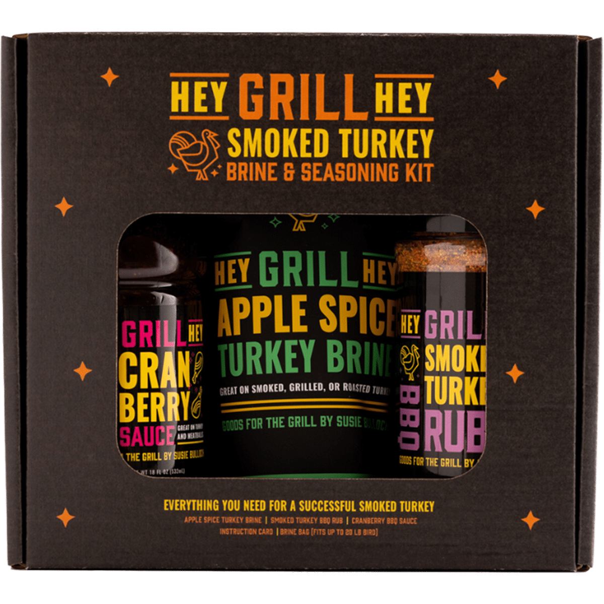 A Smoked Turkey Kit in box.