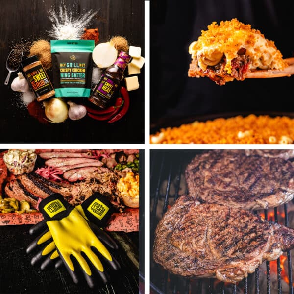 A collage of Father's Day gift ideas.